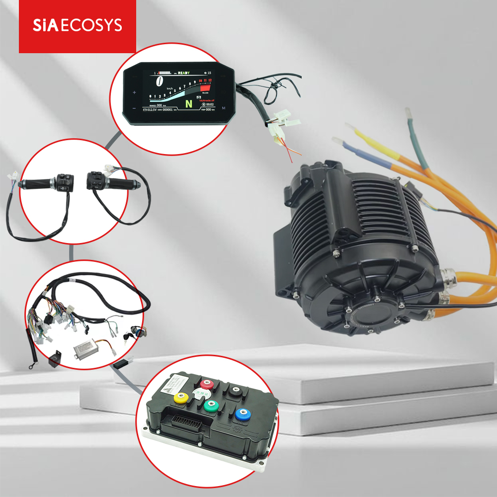 QSMOTOR QS165 60H 12000W V3 72 - огляд і ціна Fardriver Nd72850 Controller