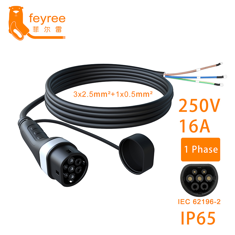 Feyree 3Phase for Electric Veh - огляд і ціна Ev Charger Type 2 22Kw 32A 3 Phase